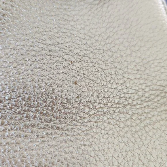 Michael Kors Gold Satchel Bowling Bag style w crossbody strap - Picture 16 of 16